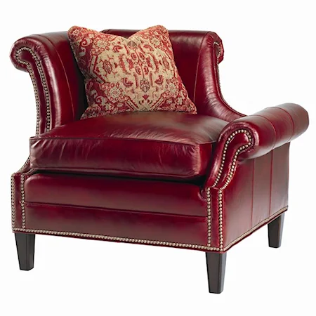 Left Leaning Braddock Upholstered Chair